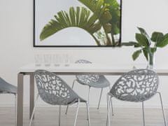 Beliani Sodoben siv komplet jedilnih stolov MUMFORD