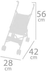 90048 Zložljiv voziček za lutke SWEET 2022, 56 cm
