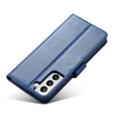 slomart ovitek z magnetom eleganten etui preklopni ovitek samsung galaxy s22 + (s22 plus) modra