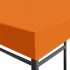 Vidaxl Streha za paviljon 310 g/m2 3x3 m oranžna