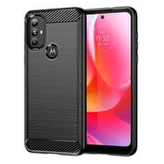 slomart carbon case fleksibilen ovitek motorola moto g power 2022 črn