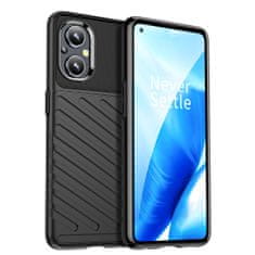 slomart thunder case upogljiv oklepni ovitek za oneplus nord n200 5g črn