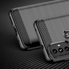 slomart carbon case fleksibilen ovitek motorola moto g power 2022 črn