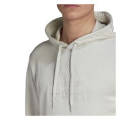 Adidas Športni pulover bela 164 - 169 cm/S Brilliant Basics Hooded