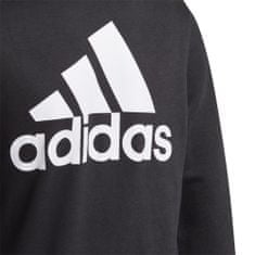 Adidas Športni pulover črna 129 - 134 cm/XS Essentials Fullzip Hoodie JR