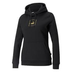 Puma Športni pulover črna 164 - 169 cm/S Holiday Hoodie FL