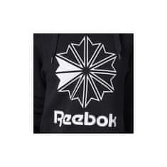 Reebok Športni pulover črna 158 - 163 cm/XS CL FL Big Logo Hood