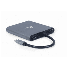 CABLEXPERT Adapter USB-C 6-v-1 USB, HDMI, VGA, PD, čitalec kartic + audio