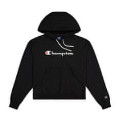 Champion Športni pulover črna 163 - 167 cm/S Hooded Sweatshirt Nbk