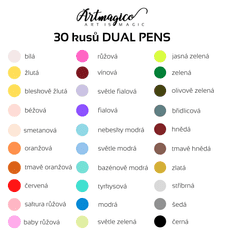 Artmagico  DUAL akrilni marker z dvema konicama