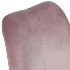 Bruxxi Jedilni stoli Ruby (SET 2 kosa), roza