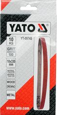 YATO  Brusilni trak P100 , 10x330mm 10ks