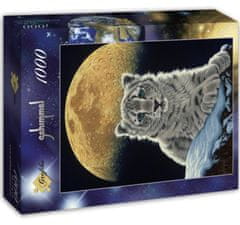 Grafika Puzzle Moon leopard 1000 kosov