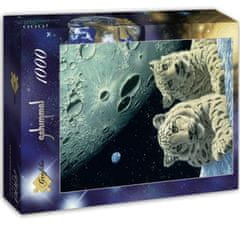 Grafika Puzzle Snow Leopards' Den 1000 kosov