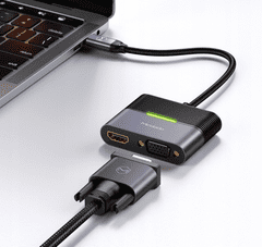 Mcdodo MCDODO USB-C NA VGA + HDMI 4K ADAPTER CA-7720