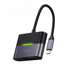 Mcdodo MCDODO USB-C NA VGA + HDMI 4K ADAPTER CA-7720