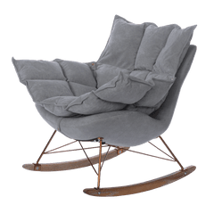 Miloo Home Gugalni stol Lieslie Grey 90X102X85 cm