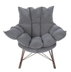 Miloo Home Gugalni stol Lieslie Grey 90X102X85 cm