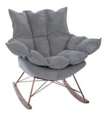 Miloo Home Gugalni stol Lieslie Grey 90X102X85 cm