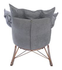 Miloo Home Gugalni stol Lieslie Grey 90X102X85 cm