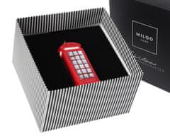 Miloo Home Ročno izdelan telefon London Booth 14 cm