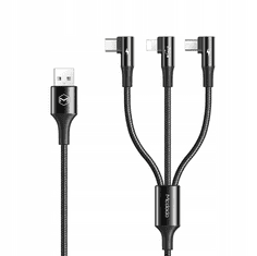 Mcdodo MCDODO KABEL KABEL ZA IPHONE MICRO USB TYPE C 3W1 CA-8880