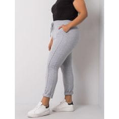 BASIC FEEL GOOD Ženske melanžne superge plus size ALVA sive barve RV-DR-6300.19_360617 2XL