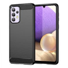 MG Carbon Case Flexible silikonski ovitek za Samsung Galaxy A33 5G, črna