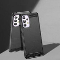 MG Carbon Case Flexible silikonski ovitek za Samsung Galaxy A33 5G, črna