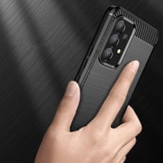 MG Carbon Case Flexible silikonski ovitek za Samsung Galaxy A53 5G, črna