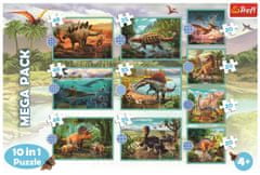 Trefl Puzzle Dinozavri MEGA PAKET 10 v 1