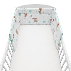 NEW BABY 3-delna posteljnina 90/120 cm Deer mint