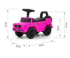 MILLY MALLY MERCEDES G350d Pink S vozilo