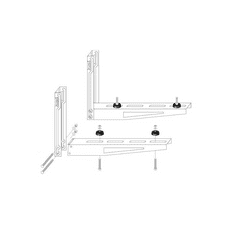 Niccons Konzola za klimo INOX 600 x 400