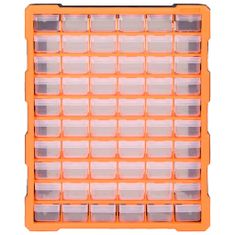 Vidaxl Organizator s 60 predali 38x16x47,5 cm