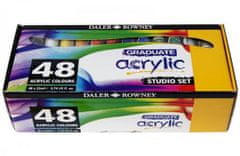 Daler Rowney Graduate akrilne barve set 48x22ml