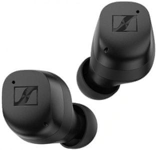 sodobna brezžična tehnologija Bluetooth sennheiser momentum true wireless 3 tehnologija anc aktivno odpravljanje šumov mobilna aplikacija odpornost na vodo in znoj dolga življenjska doba baterije