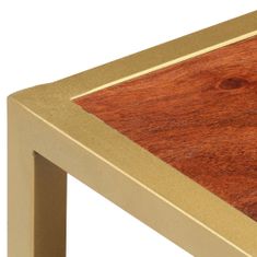 Vidaxl Kavna mizica, 90x50x40 cm, masivni akacijev les