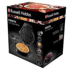 Russell Hobbs 24620-56 Fiesta aparat za pripravo vafljev, krofkov in kolačkov, 3v1