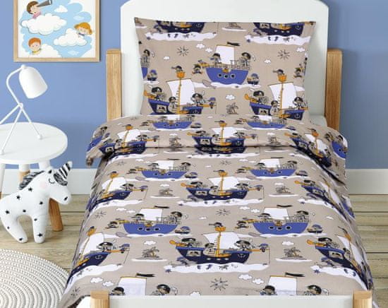 Otroško posteljno perilo iz bombaža Beata - 100x135, 45x60 cm - Sailor