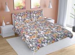 Dvoposteljno krep posteljno perilo - 220x200, 2 kosa 70x90 cm (širina 220 cm x dolžina 200 cm) - Louka