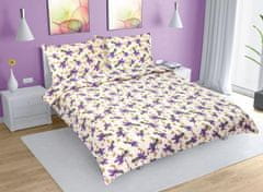 Dvoposteljno posteljno perilo iz krep-a - 200x200, 2 kosa 70x90 cm - Sivka