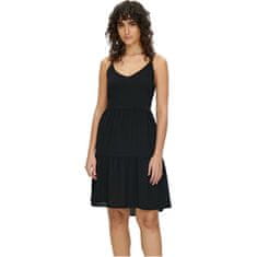 Jacqueline de Yong Ženska obleka JDYPIPER Regular Fit 15257312 Black (Velikost 36)