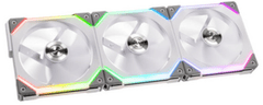 Lian Li SL120 ventilator za ohišje, RGB, 120 mm, 3 kosi in kontroler, bel (UF-SL120-3W)