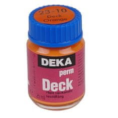 Rayher.	 Barva za tekstil DEKA Perm Deck 25 ml oranžna