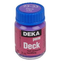 Rayher.	 Barva za tekstil DEKA Perm Deck 25 ml sv. vijolična