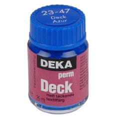 Rayher.	 Barva za tekstil DEKA Perm Deck 25 ml azurno modra