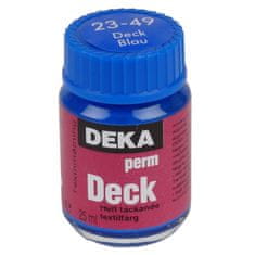 Rayher.	 Barva za tekstil DEKA Perm Deck 25 ml modra