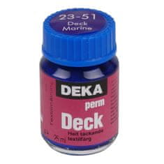 Rayher.	 Barva za tekstil DEKA Perm Deck 25 ml morsko modra