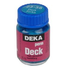 Rayher.	 Barva za tekstil DEKA Perm Deck 25 ml turkizno modra